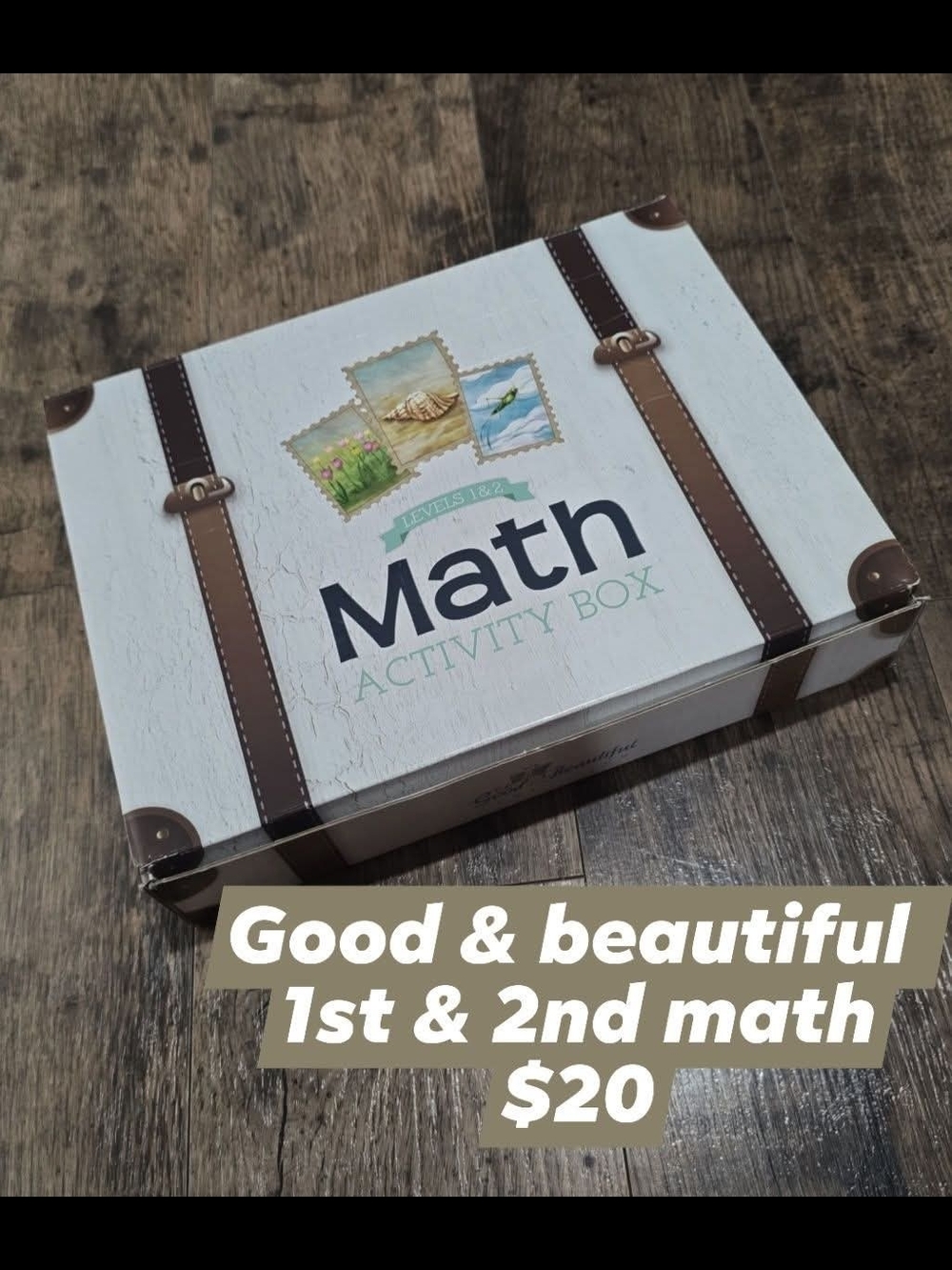 Math Activity Box - White